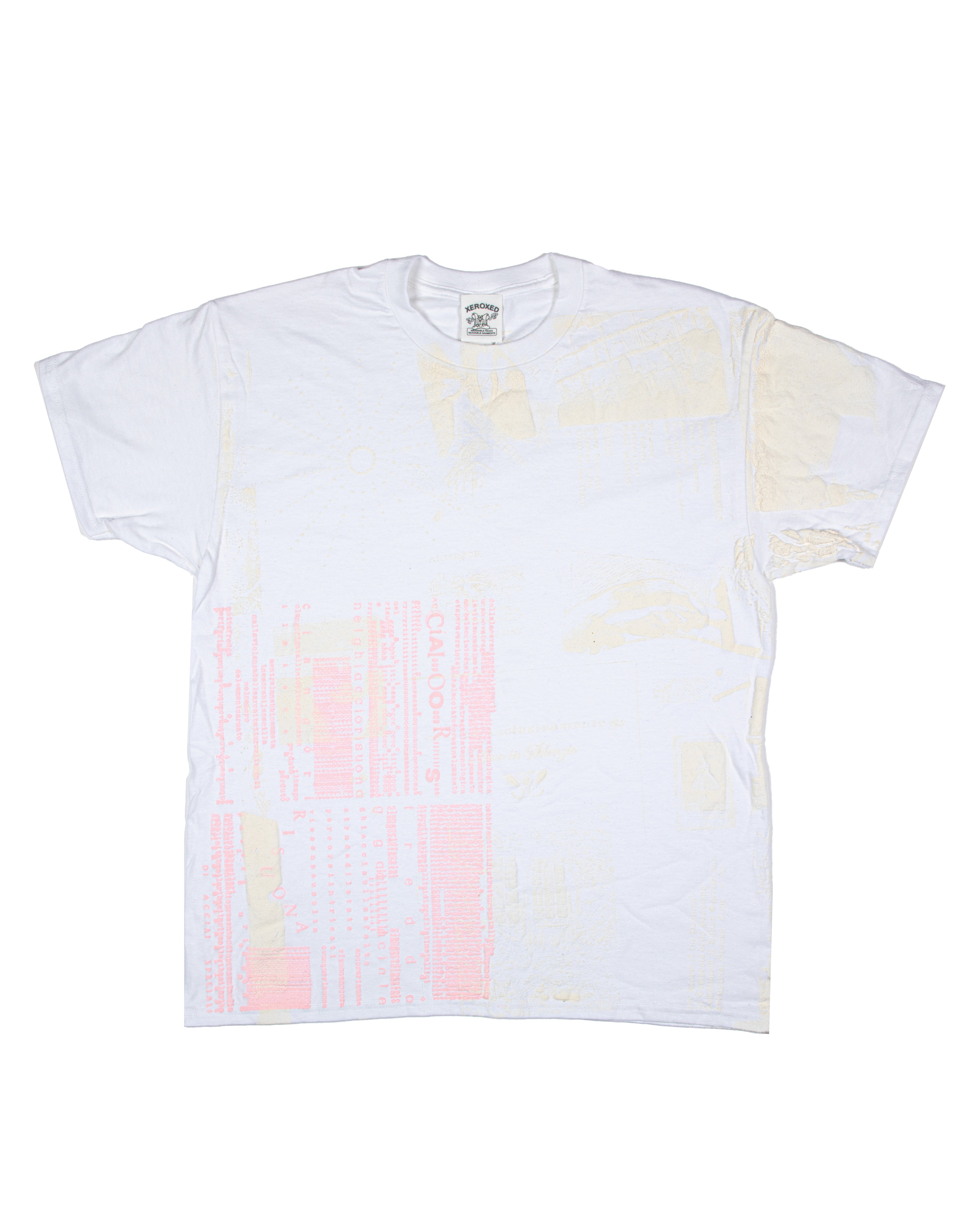 XEROXED: Wearable Pages, Readable Garments T-shirt