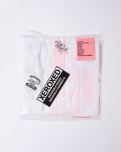XEROXED: Wearable Pages, Readable Garments T-shirt