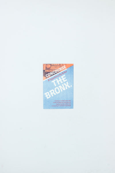 Concourse: A Typeface by and for the Bronx