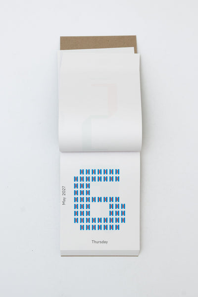 Karel Martens - Calendar 2027. Every day is a new day.