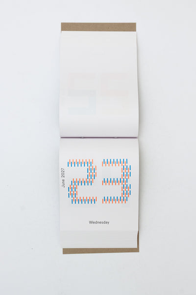 Karel Martens - Calendar 2027. Every day is a new day.