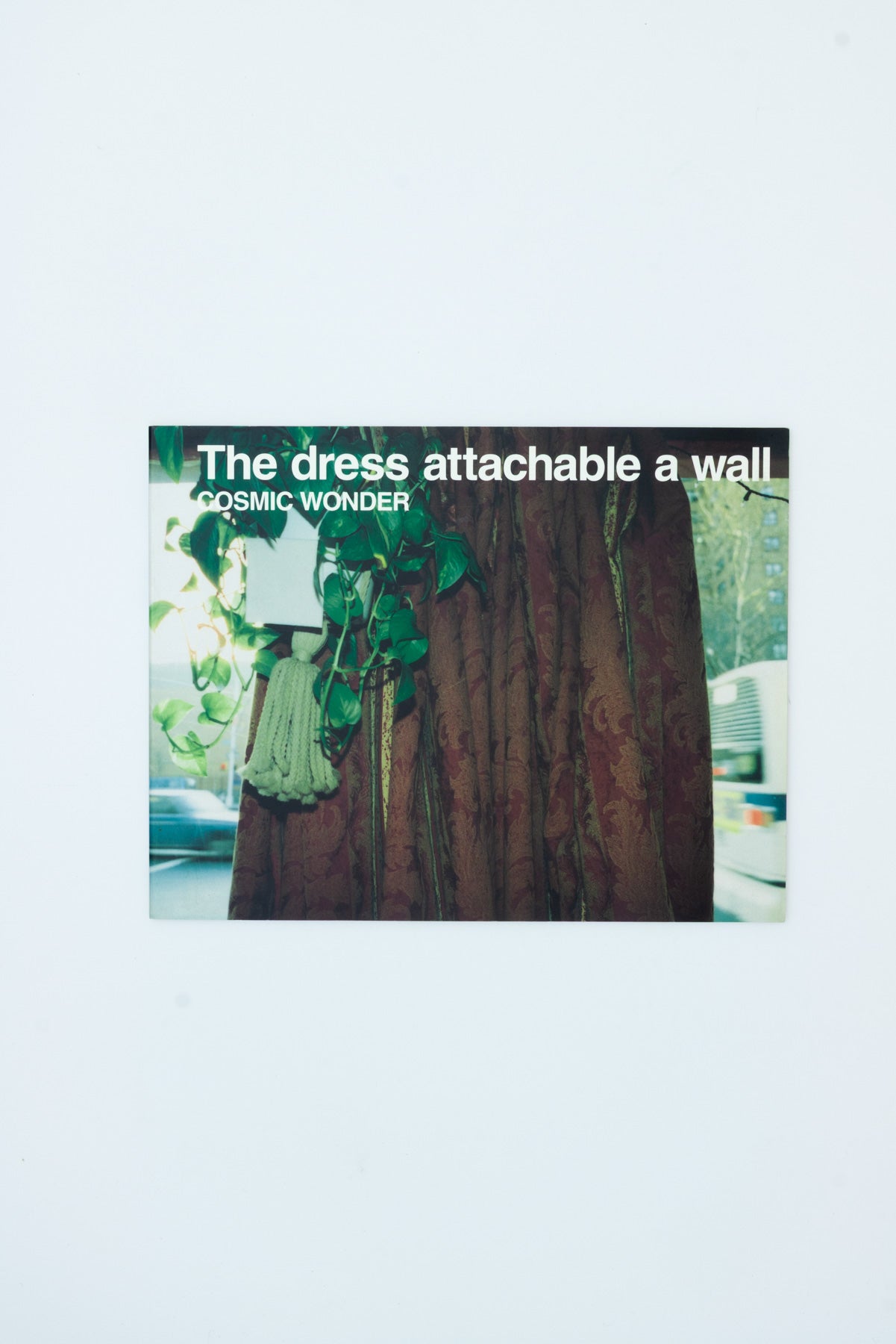 Cosmic Wonder. The dress attachable a wall.