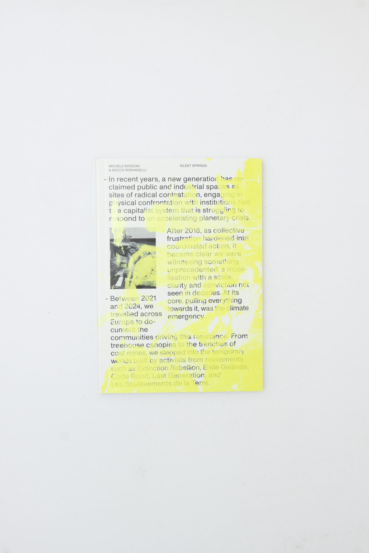 Silent Springs - Michele Borzoni & Rocco Rorandelli