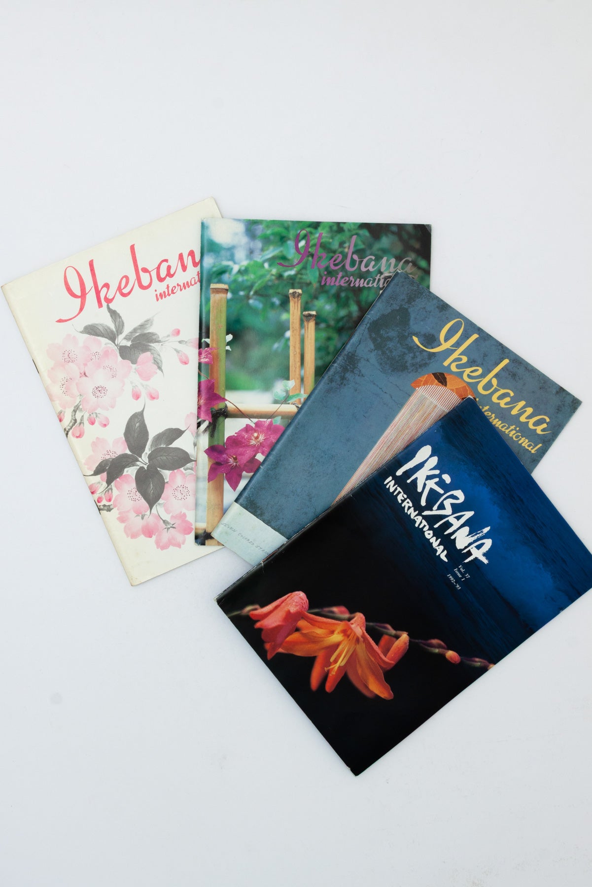 Seven Issues of Ikebana International Magazine.
