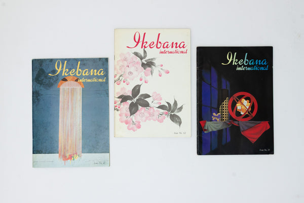 Seven Issues of Ikebana International Magazine.