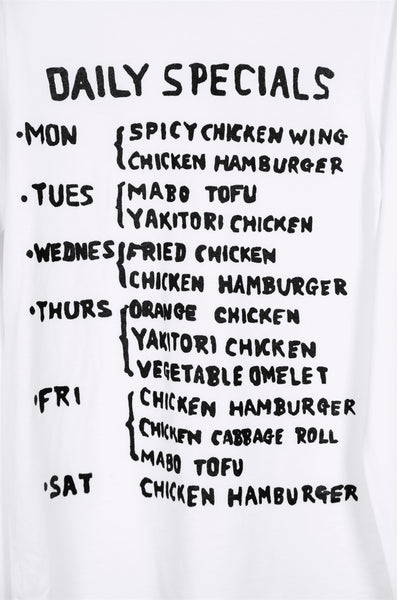 Daily Specials Tee - David Horvitz