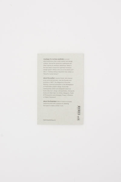Musings Of A Curious Aesthete - Leonard Koren