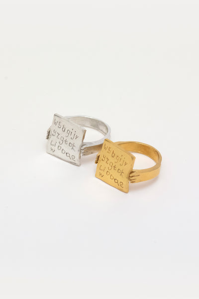 Meaningless Ring in Gold - Lucy Clout