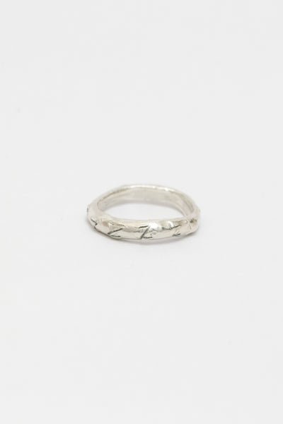 Good Sleep Rings (Z Z Z Z Z Z Z Z Z Z) in Silver - Lucy Clout